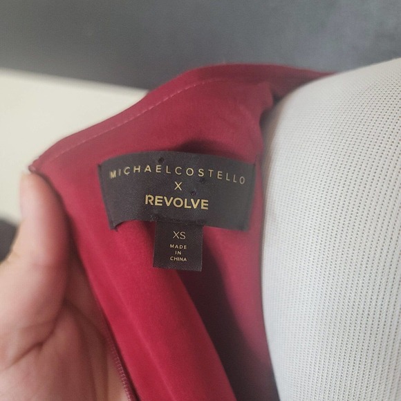 Michael Costello X Revolve Wine Sequin Mini Dress - Picture 5 of 6